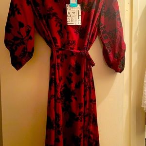 41 Hawthorn Merlot shirt dress